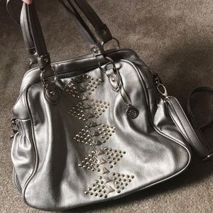 GOLD STUDDED HANDBAG